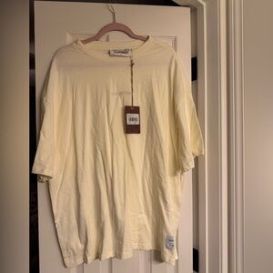 Mitchell & Ness Cream Short Sleeve Tee XL